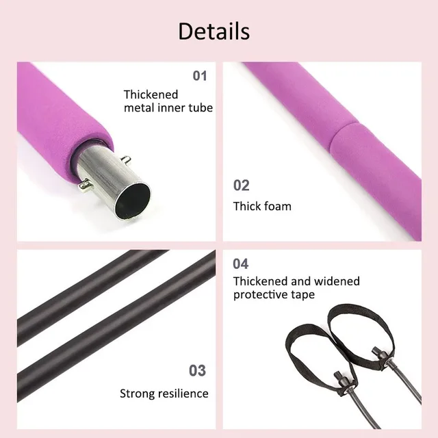 Multi-Functional Resistance Bands Tension Rod Workout Exercise Outdoor Fitness Training Pilates Home Gym Stretch Elastic Band 5