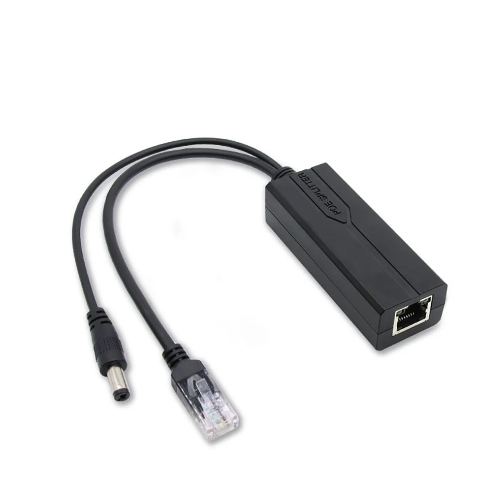 

Стандартный разветвитель POE 48В до 12В IEEE 802.3af/at 10/100 Мбит/с Ethernet адаптер кабель для безопасности IP камеры наблюдения