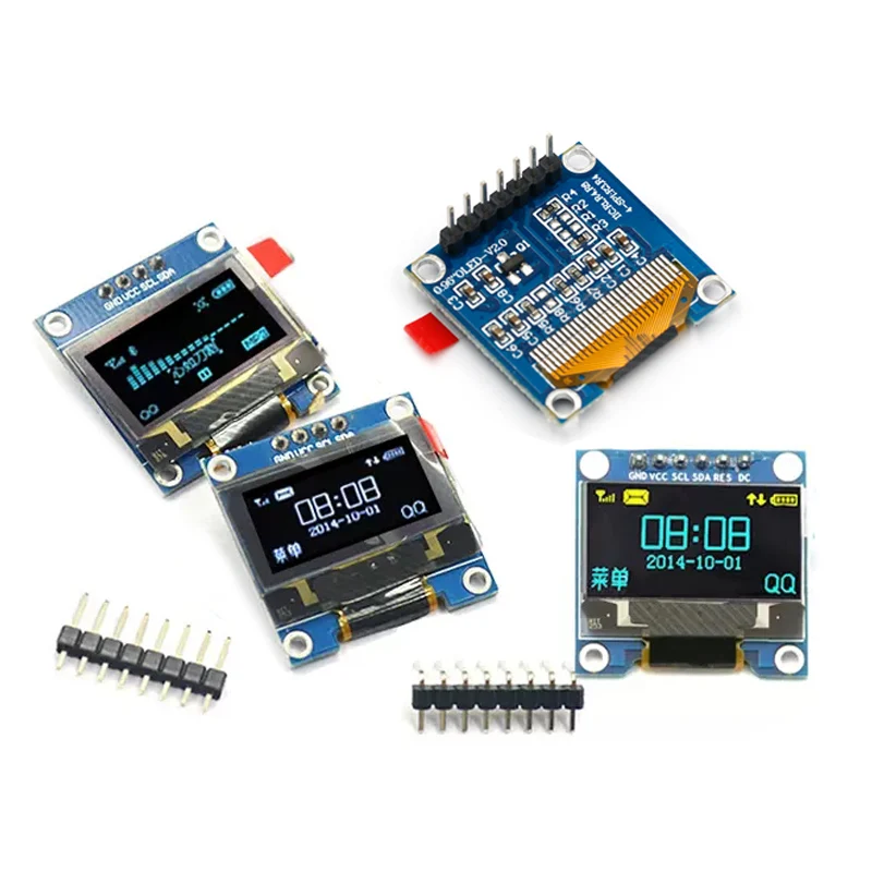 0,96 Zoll OLED IIC Serielles Weißes OLED-Display-Modul 128X64 I2C SSD1306 12864 LCD-Bildschirmplatine für Arduino – Detail 2