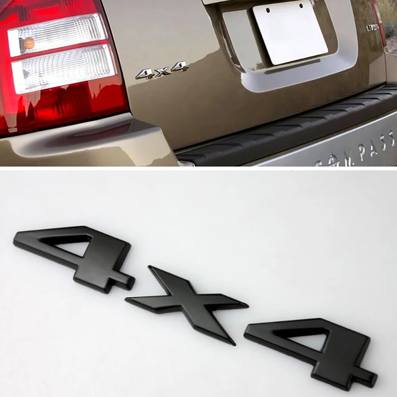 Suitable For Jeep 4X4 Metal Sticker Off-Road Vehicle Sticker Sticker Guide Guide Wrangler 3D Stereo Modification Sticker