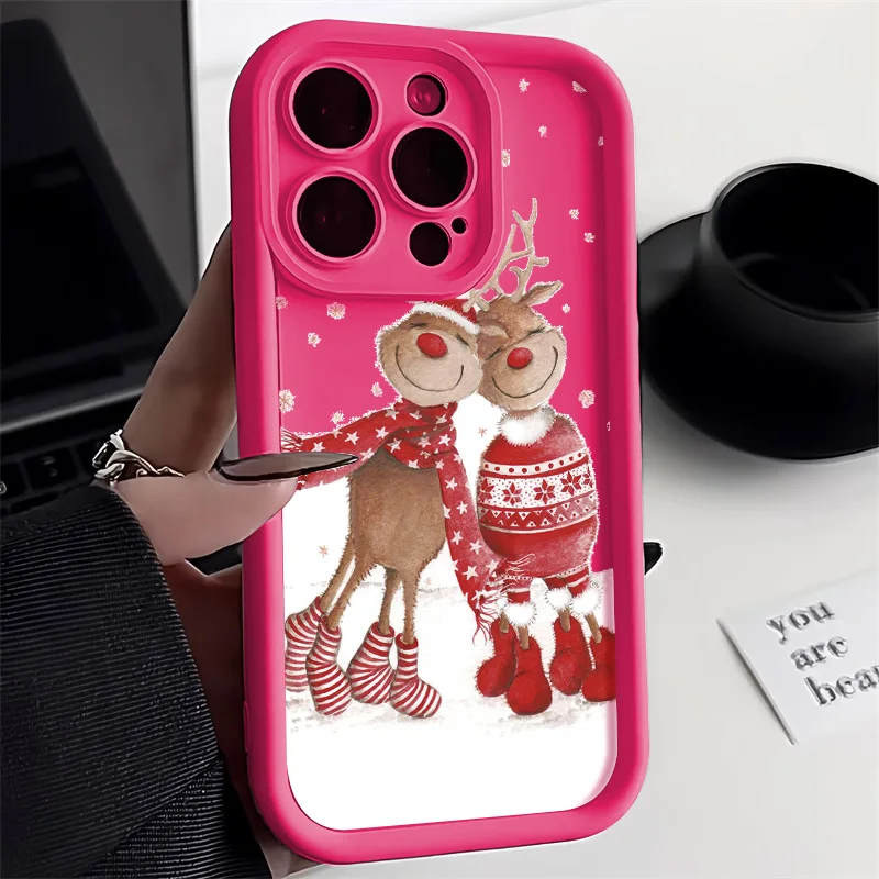 thumbnail image 1 of Funda de teléfono de animales bonitos para iPhone, carcasa a prueba de golpes para iPhone 16 Pro, 13, 11, 12, 14, 15 Pro Max, X, XR, XS, 7, 8 Plus, SE, 2020, 1 of 5