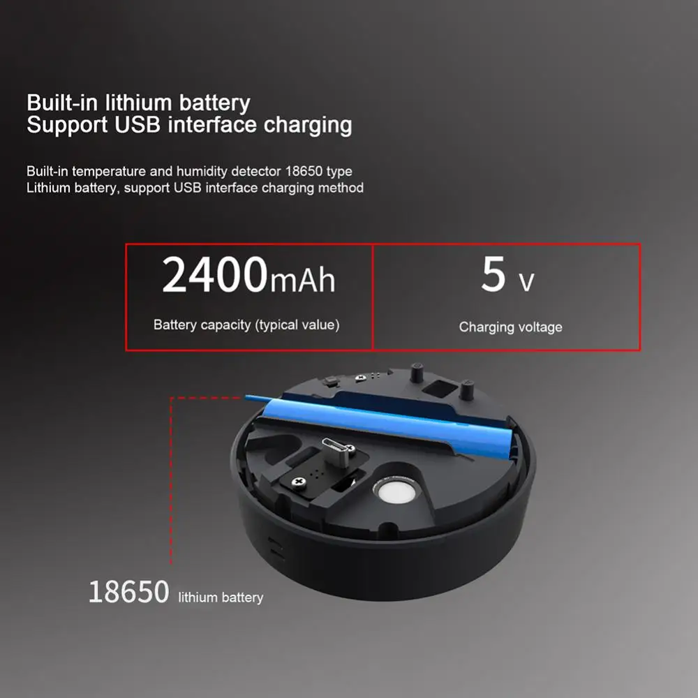 

Умные часы с будильником, дистанционным управлением через приложение, 2400 мАч