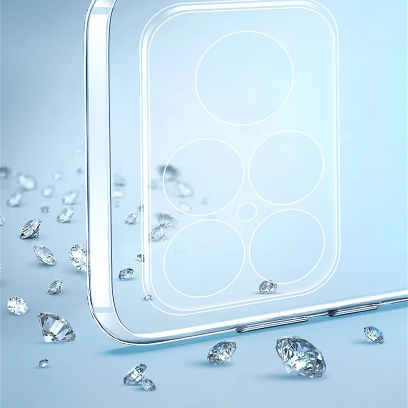 Flexible Durable Clear TPU Phone Case - 360° Soft Transparent Shockproof Shield