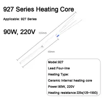 100W/200W Heating Element 927 Electric Soldering Iron Resistance 220V Heat Core Internal Ceramic Accessory Welding Repair Tools 2