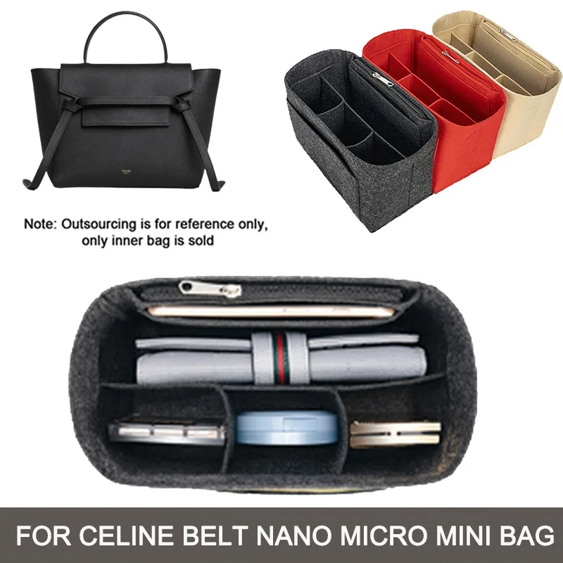 

Hot Popular Women's Makeup Organizer Felt Cloth Insert Bag Multi-functional Travel Cosmetic Bag Girl Storage Toiletry Liner Bags