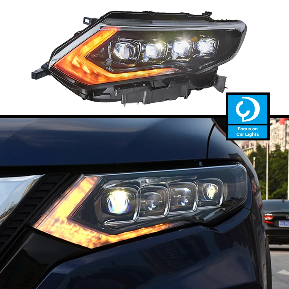 Car Front Headlights For Nissan Xtrail Xtrail Led 20172021 Headlamp Styling Dynamic Turn