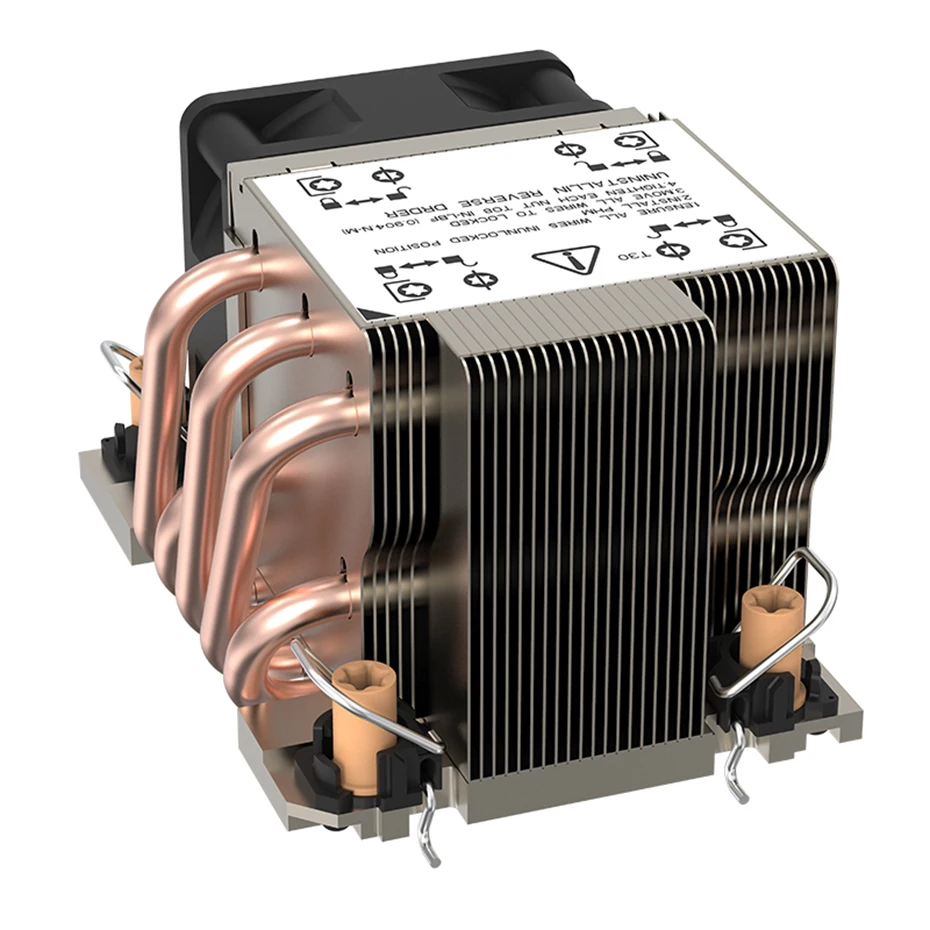 COOLSERVER 히트 파이프 CPU 서버 라디에이터, 데스크탑 컴퓨터 음소거 쿨러, 인텔 LGA 4189 4677, 2U-M82 5  - AliExpress