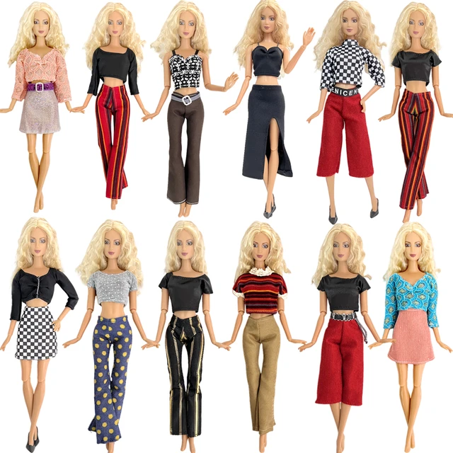 NK 1 ultimo vestito Barbie abbigliamento moda Casual vestiti fatti a mano  adatto per accessori per bambole Barbie 1/6 bambola regalo fai da te JJ -  AliExpress