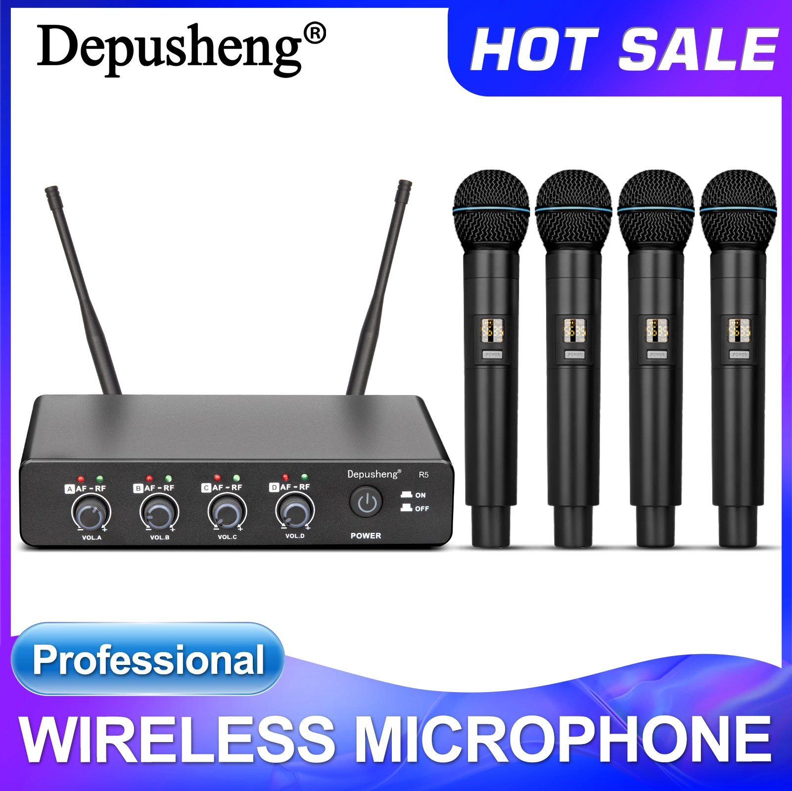 Depusheng ワイヤレスマイクシステム