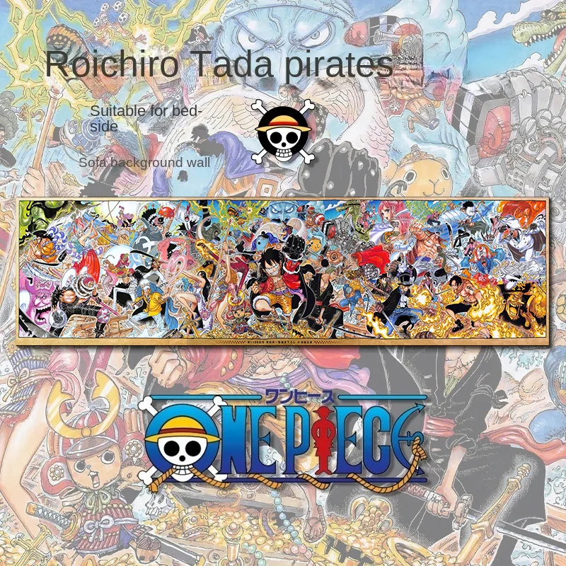 One Piece Family Photo Poster Hanging Painting E La Decorazione Del Soggiorno Comodino Mura Anime Figure Anime Figure