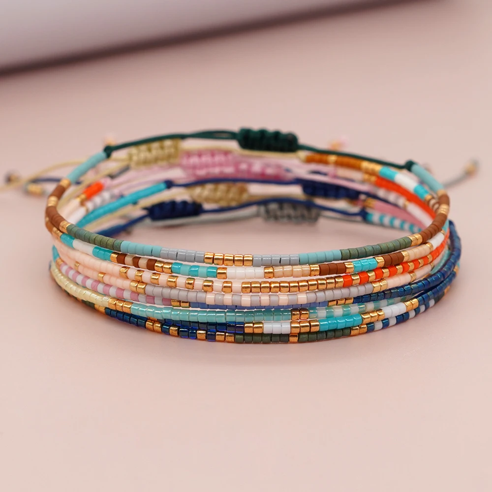 Two New Designer Exclusive Colorful and Multi-colored Friendship Bracelets  Handmade of Embroidery Bright Floss and Thread with Kn Stock Image - Image  of hippie, closeup: 171539213