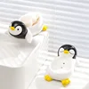 Cartoon Cute Drain Soap Box No Water Soap Box Wash basin Drainage Shelf Ceramic Soap Dish Household 5