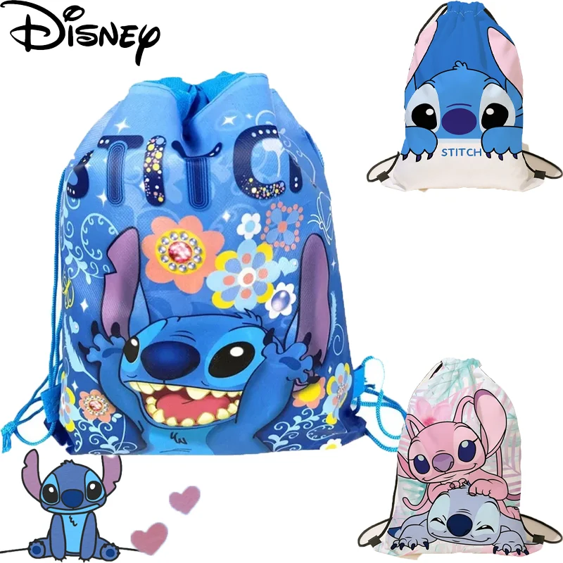 

Рюкзак на шнурке с рисунком из мультфильма «Disney Stitch»