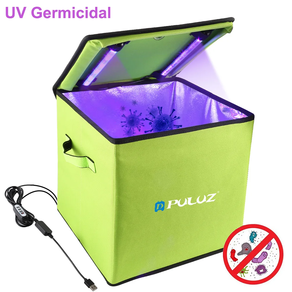 Scatola sterilizzatrice UV portatile, telefono, maschera, biancheria intima, disinfettante personale, armadio per la disinfezione, lampada sterilizzatrice UV per la casa con cavo USB_voghion.com