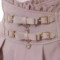 Japan Style High Waist Pleated Mini Skirts Bow Knot Design Mini Skirts Kawaii Slim Fit A-line Skirts Pink Lace Skirts For Women - Image 5