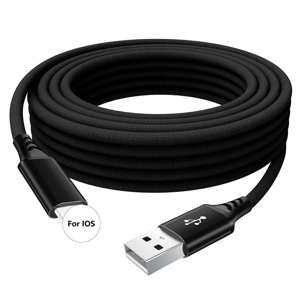 Iphone Cable Fast Charging Iphone Nylon Cable Nylon Usb Cable