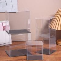 1Pc Transparent Acrylic Display Box Storage Dustproof Protection Display Cabinet Box For Dolls/Toys/Collectibles 22 Sizes 1