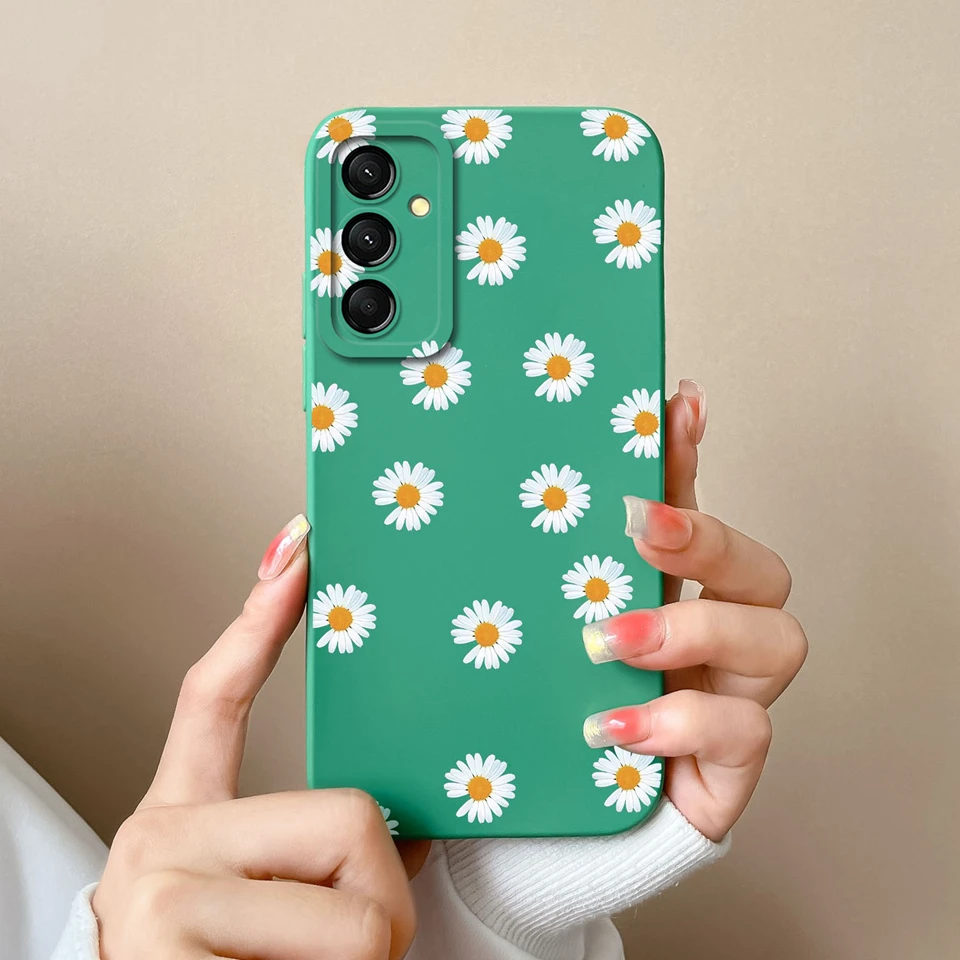 Beautiful Flower Mountain Liquid Shockproof Anti-Fingerprint Silicone Case