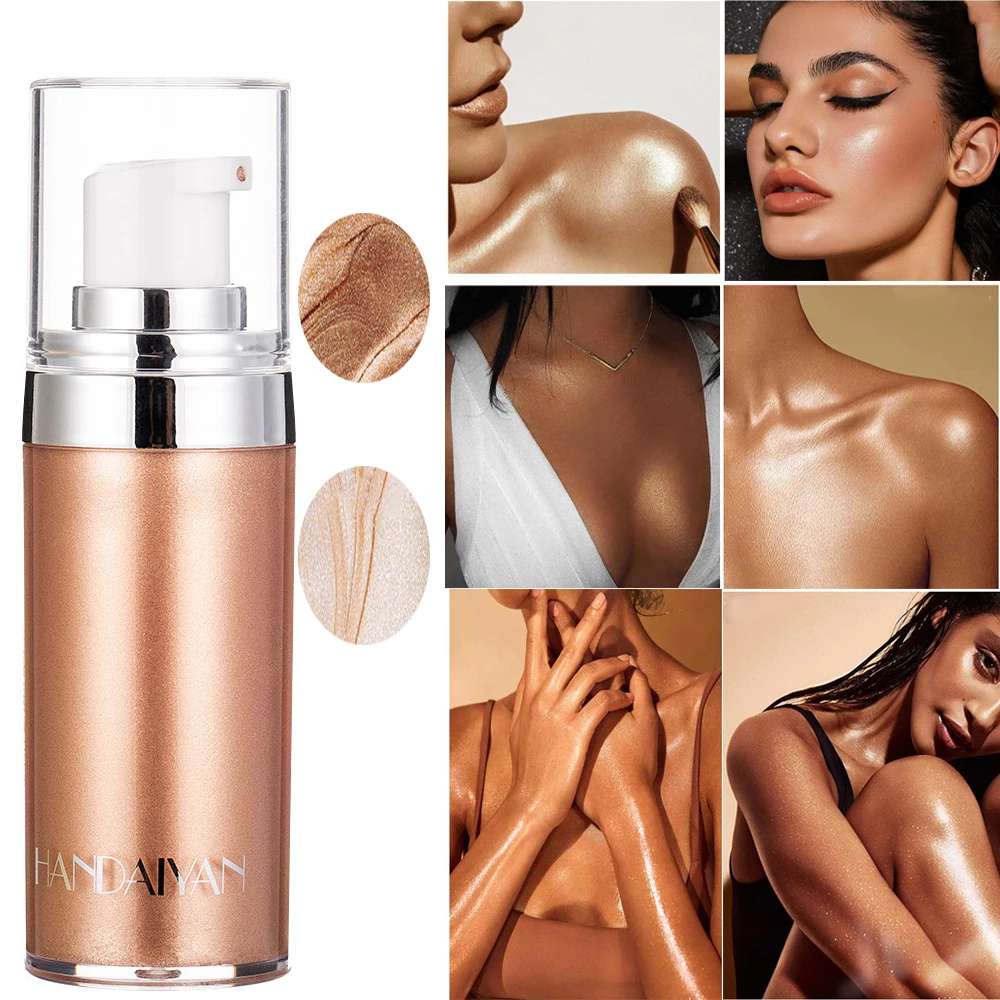Liquid Illuminator Body Highlighter Lotion Makeup Smooth Shimmer Body