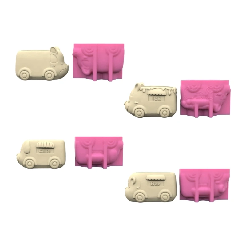 

Unique Silicone Flowerpot Molds Animal Car Shaped DIY Holder Moulds for DIY Succulent Planters and Holder K3ND