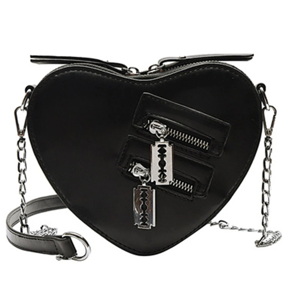 

Женские кошельки и сумочка, модная Наплечная Сумка в форме сердца, женская сумка через плечо с цепочкой для дам