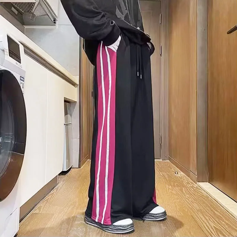 

Functional and cool work pants, men's trendy brand summer ice silk quick drying American high street multi pocket hanging straig