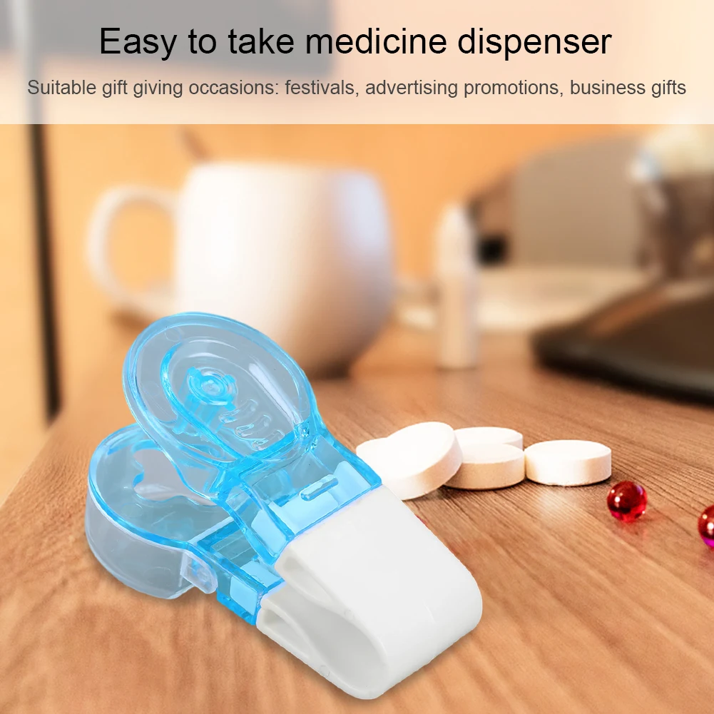Compact Reusable Pill Dispenser and Medication Organizer Cup