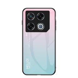 Gradient Tempered Glass Shockproof Bumper Case for Infinix GT 20 Pro (1)