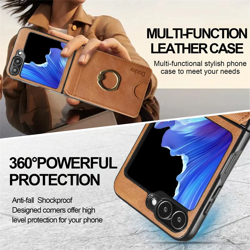MagSafe Magnetic Detachable 2-in-1 Flip Leather Wallet Phone Case with Card Holder