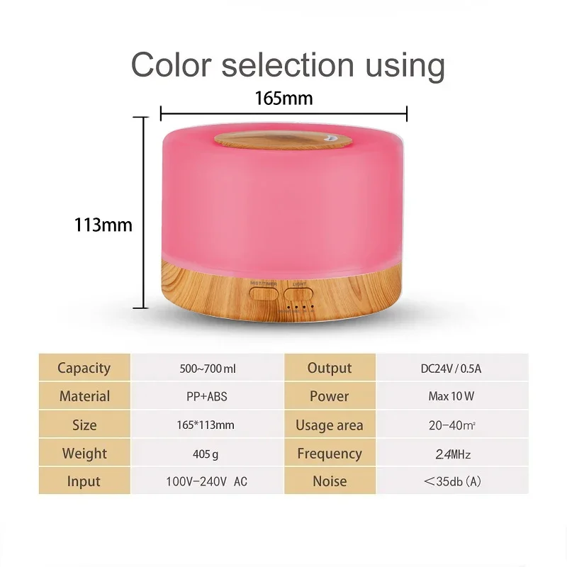 Description Picture 5 of itemTuya WiFi Smart Humidifier Essential Oil Diffuser Aromatherapy Ultrasonic Air Humidifiers Aroma Diffuser Work with Google Home