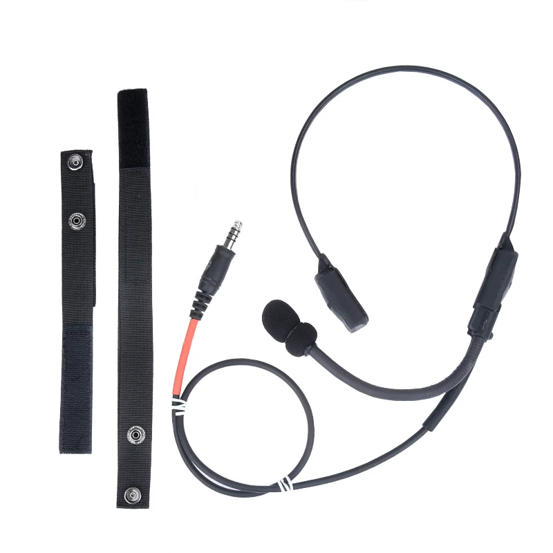 WADSN Military Tactical True Bone Conduction Earphones MH180-V Hunting game headphones For Interface 7.0PLUG PTT