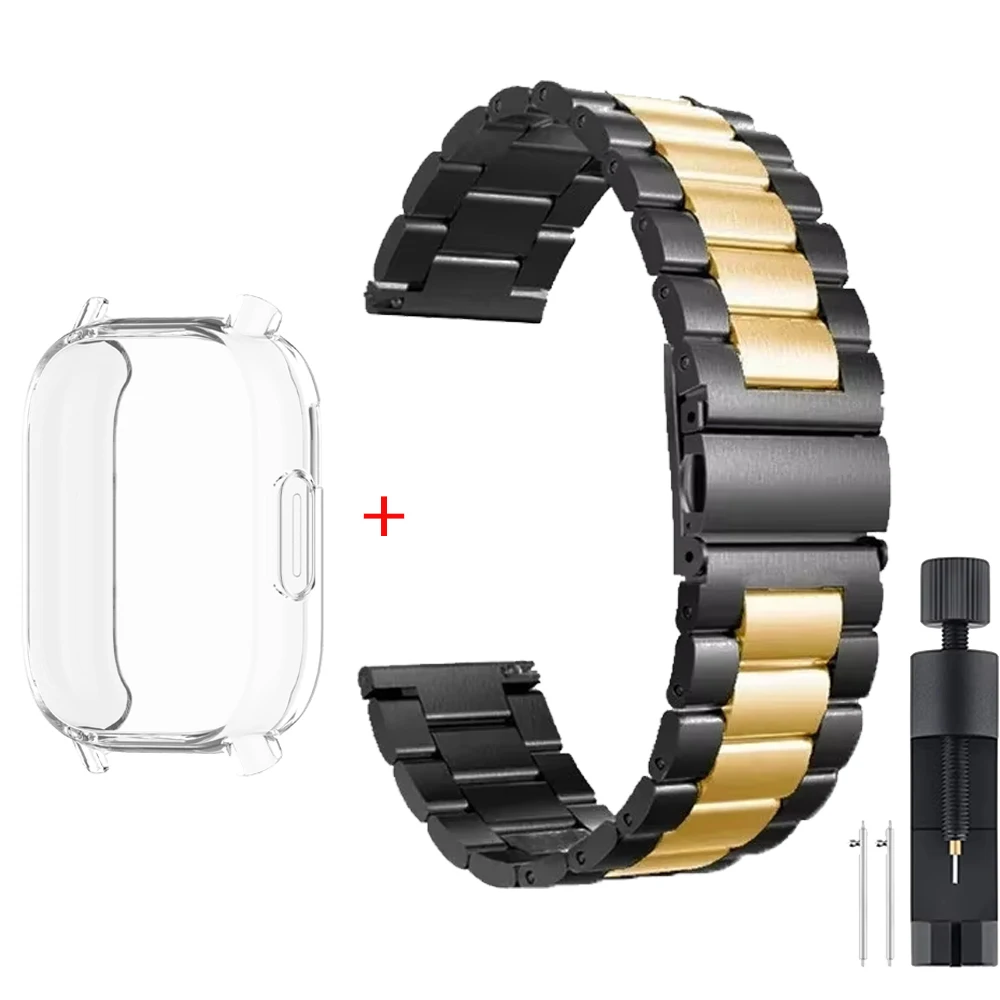 luxury-tpu-case-with-stainless-steel-strap-for-smart-watch-soft