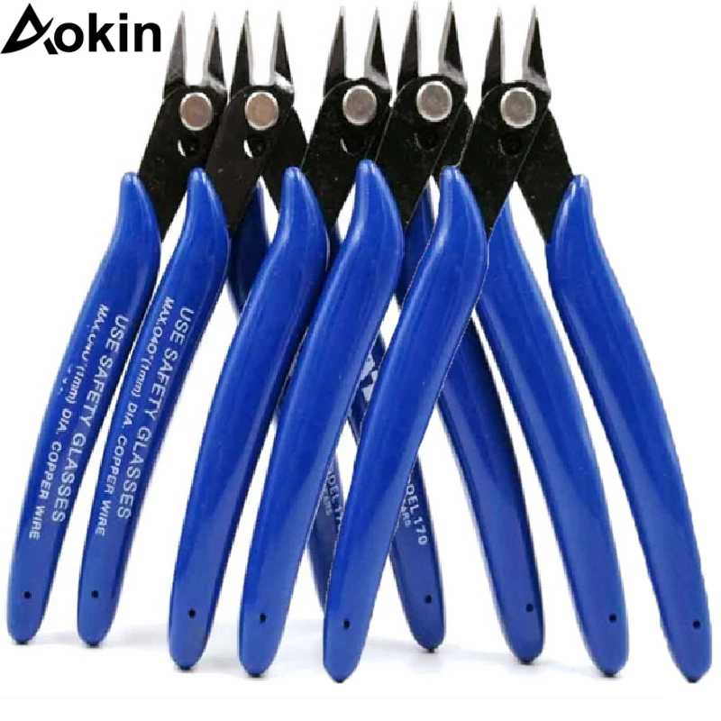 1Pc Multi-tools Electrical Wire Cable Cutters Cutting Pliers Side Snips Flush Stainless Steel Nipper Hand Tools wire cutters