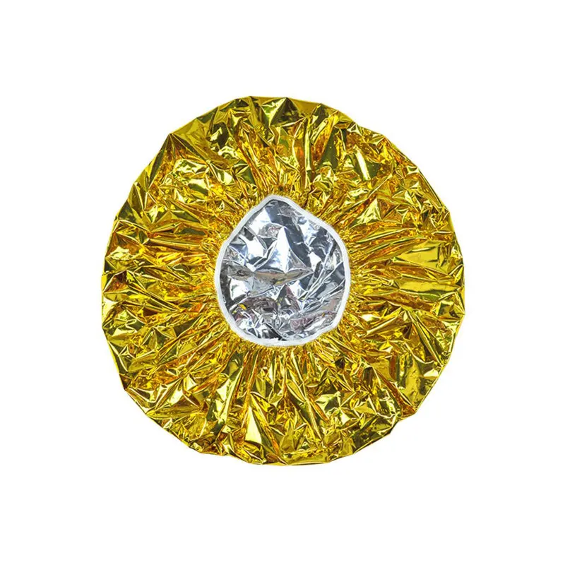 Shower Cap Heat Insulation Aluminum Foil Elastic For Women Hair Salon Bathroom Hairdressing Salon shower cap