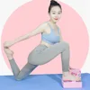Adult High-Density Yoga Bricks Eva Material Yoga Tension Band Elastic Band Set Dance Practice Color Printing Yoga Bricks 2