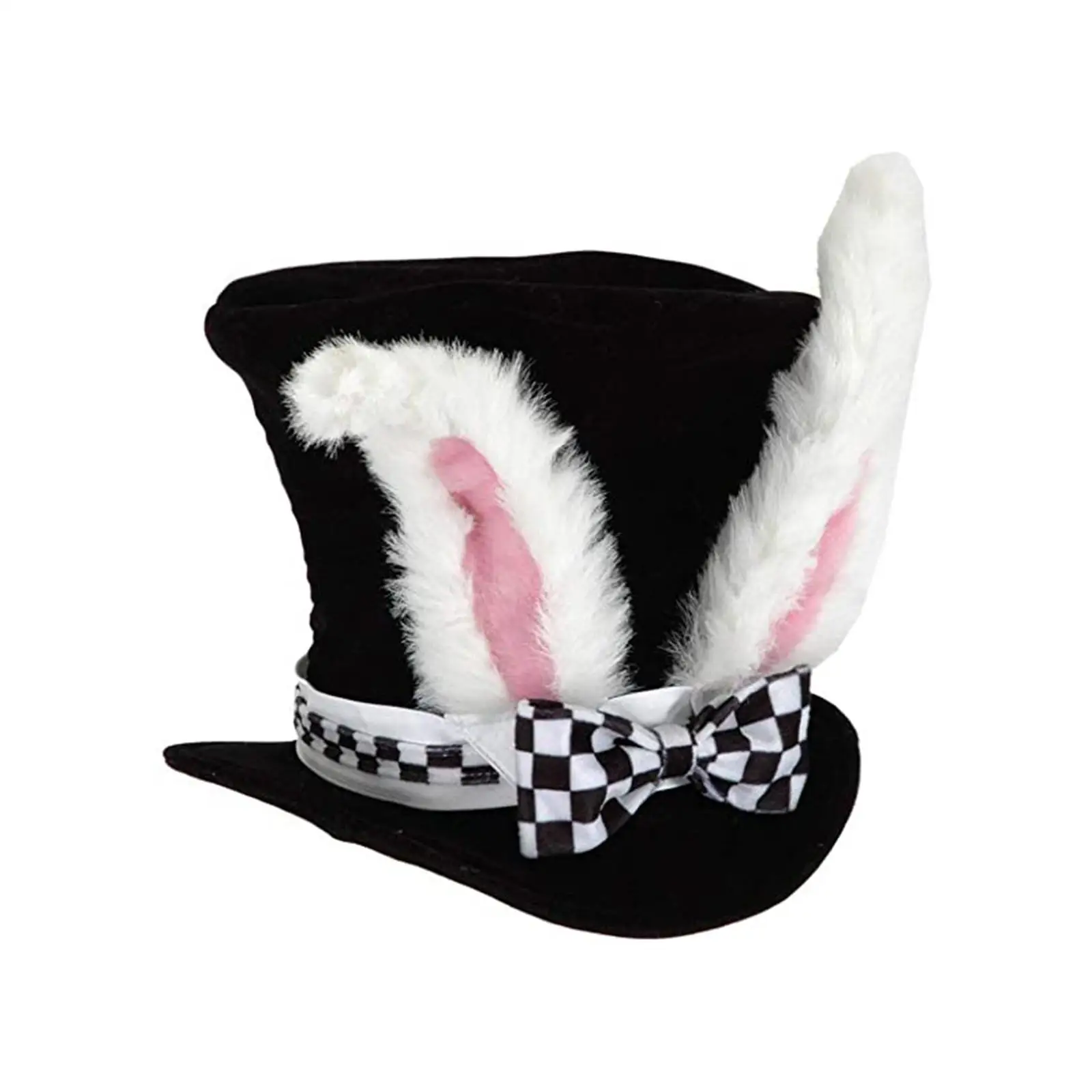 White Costume Top Hat Bowtie Celebration Costume