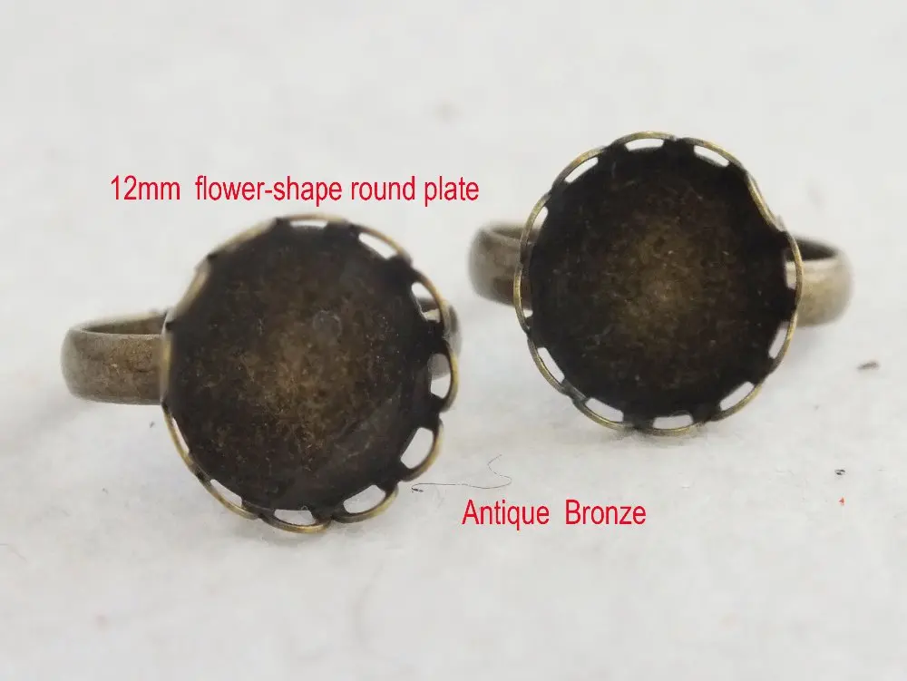 

wholesale 300 pieces 12mm flower big rings for male!