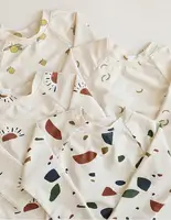 deer jonmi 2024 New Summer Baby Boys Printed Swimwear Sets Long Sleeve Tops Shorts 2pcs Sun-proof Toddlers Kids Swimsuits Outfit 3