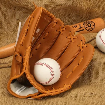Outdoor Sport Baseball Glove PU Leather Batting Gloves Softball Practice Equipment Baseball Training Competition Glove For Kids 1