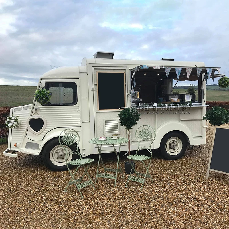 Mobile Kitchen Restaurant Vw Bus Imbisswagen Van T1 Fast Food Cart Vending Retro Car Food Truck Electric Food Processors Aliexpress