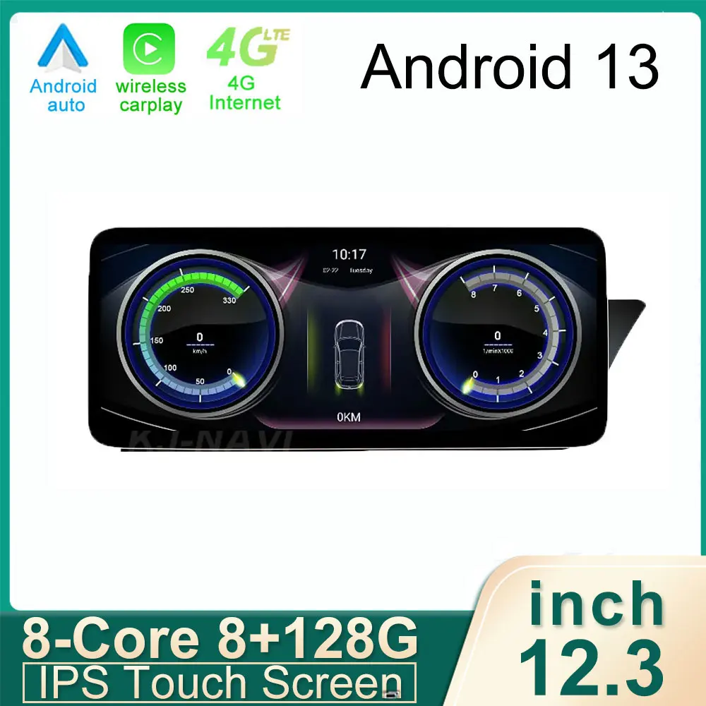 

RHD 12.3 Inch Android Touch Screen For Audi A4 A5 S4 S5 A4L B8 2009-2016 Car Accessories Auto Carplay Monitor Multimedia Player