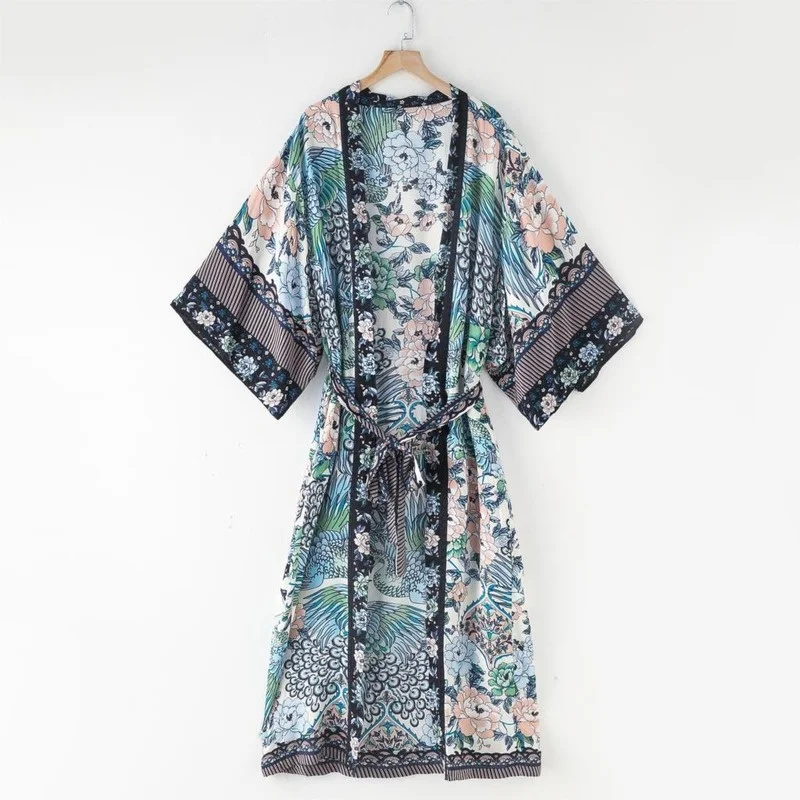Japanese Kimono Traditional Yukata Women Long Sleeve Cosplay Japanese Clothes Girl