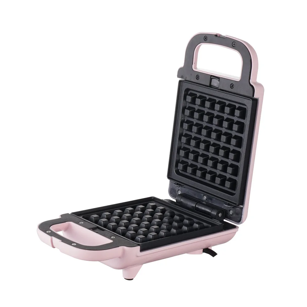 2 Sides Heated Sandwich Maker Sets Baking Trays Panini Press Grill Food Grade Non-stick Coating Toaster Portable Electric Waffle