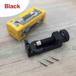 Adjustable Watch Band Repair and Link Removal Tool Kit (Black)