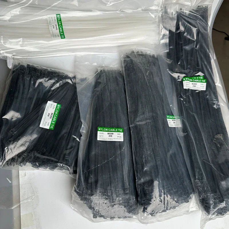 HARFINGTON Kabelbinder 200 Mm, 50 Stück, Selbstsichernd, Grün – Nylon-Kabelbinder Für Garten, Werkstatt, Büro Mit 18 Kg Zugfestigkeit
