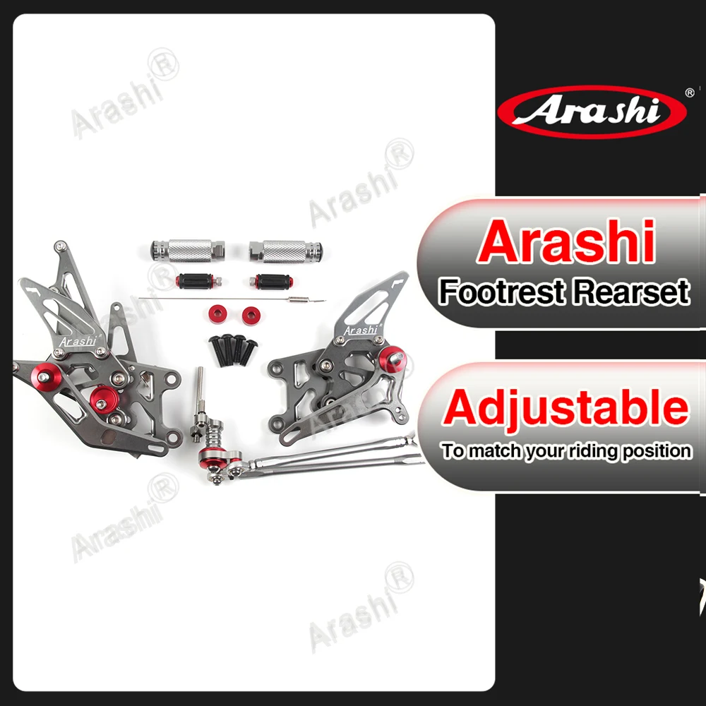 

CBR600RR 2009-2023 Arashi CNC Регулируемая Задняя подставка для ног для HONDA CBR 600RR CB600 RR ABS 2010 2011 2012 2013 2014 GP