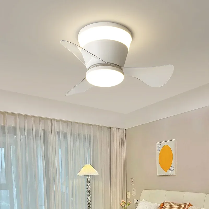 

New Mini Ultra-thin Ceiling Fan Light Balcony Hallway Porch Changing Room Narrow Space Variable Frequency Ceiling Fan Light