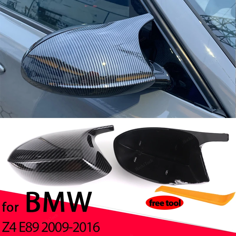 

Carbon Fiber Pattern Black Side Mirror cover for BMW Z 4 Z4 E89 sDrive18i sDrive20i sDrive23i sDrive28i sDrive30i sDrive35 09-16