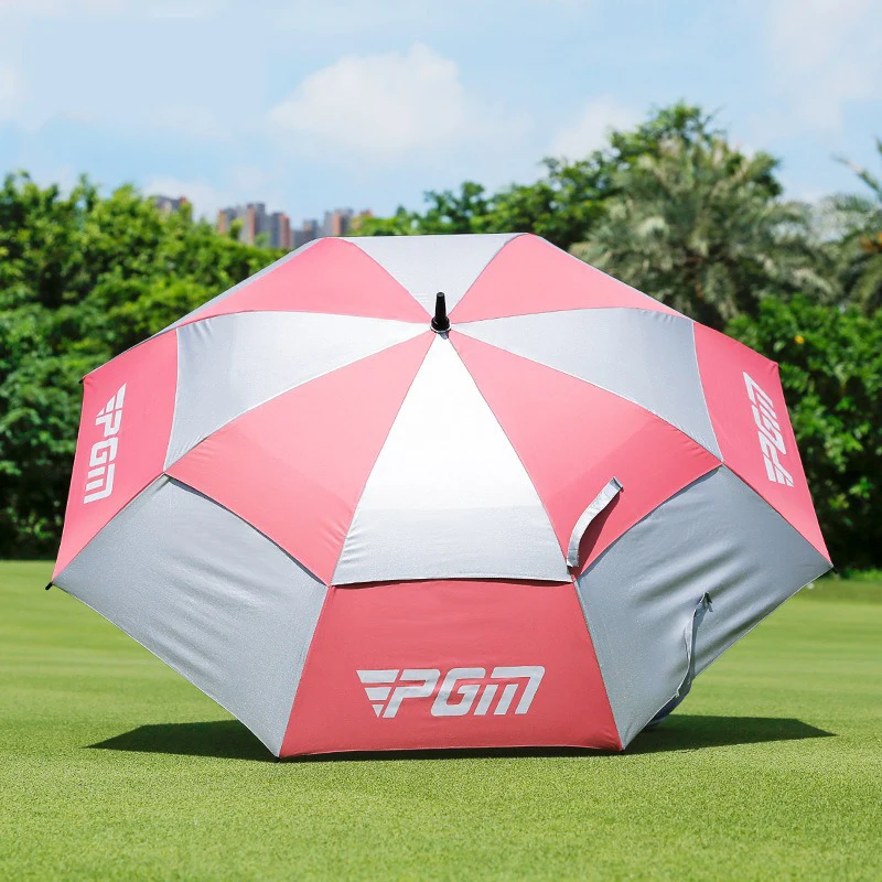 Golf Umbrella Sun Protection And Rain Double Layer Wear Resistant Fiberglass Material Spring And Summer Automatic Manual 2