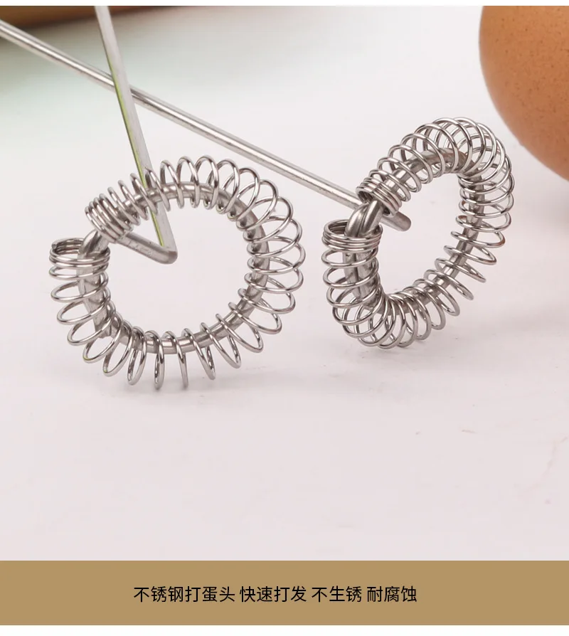 Description Picture 6 of item1PC Drinks Milk Coffee Frother Foamer Whisk Mixer Stirrer Egg Beater Electric Mini Handle Mixing Tools